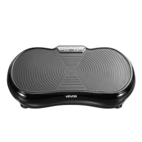 Vibration Plate Exercise Machine Full Body Shaker Fitness Platform Black