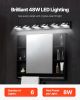 6-Light LED Modern Bathroom Vanity Light Fixtures 40.35-Inch Wall Light Fixtures