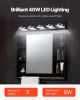5-Light LED Modern Bathroom Vanity Light Fixtures 33.46-Inch Wall Light Fixtures