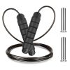 3M/9.84FT Jump Rope Length Adjustable Skip Ropes w/ Steel Rope Two Iron Blocks Anti-Skip Foam Handle Grip For Crossfit Workout Gym Aerobic Exercise Bo