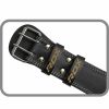 RDX 4 Inch Leather Weightlifting Gym Belt