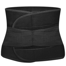 Unisex Back Brace Belt Lumbar Support Belt Lower Back Brace Pain Relief Waist Wrap Band Adjustable Support Straps (Option: XL)
