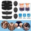 Smart Abs Stimulator Abdominal Muscle Toning Belt Trainer EMS Training Arm Fitness Gear