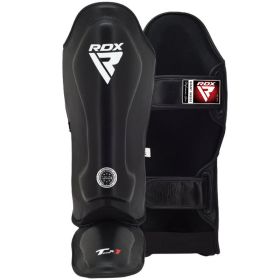RDX WAKO SHIN INSTEP T1 Black (Color: Black, size: S)