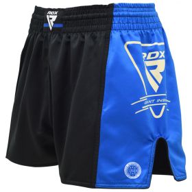RDX T1 WAKO Approved Boxing Shorts (Color: Blue, size: M)