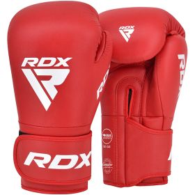 RDX IBA Boxing Gloves for Amateur Competitions Red (Color: Red, size: 12 OZ)