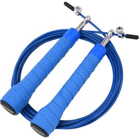 RDX C11 Anti slip Handle Skipping Rope (Color: Blue, size: Standard Size)
