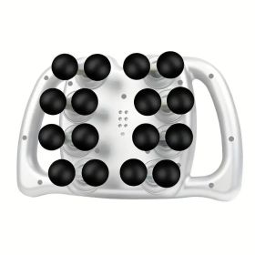 16 Head Fascia Gun, Full Body Massager, Instrument for Waist Back, Legs, Arm Muscle Relaxation, Home Multi-part Massage Gun (Color: White)
