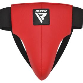 RDX R1 Martial Arts Groin Guard (Color: RED/BLACK, size: M)