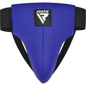 RDX R1 Martial Arts Groin Guard (Color: BLUE/BLACK, size: L)