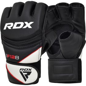 RDX F12 MMA Grappling Gloves (Color: Black, size: XL)