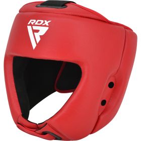 RDX IBA Approved Head Guard for Amateur Competition Red (Color: Red, size: M)