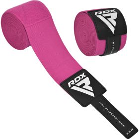 RDX IBA Boxing Hand Wraps Pink (Color: Pink, size: 3.5 METER)