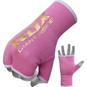 RDX IP Women Elasticated Inner Gloves Pink for Knuckle Protection OEKO-TEXÂ®Â Standard 100 certified (Color: Pink, size: M)