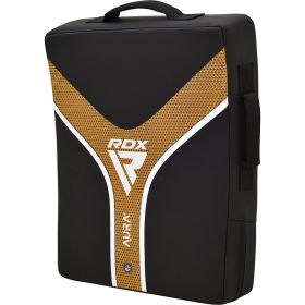 RDX KICK SHIELD AURA PLUS T-17 (Color: BLACK GOLDEN, size: Standard Size)