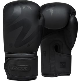 RDX F15 Noir Boxing Gloves (Color: Black, size: 10oz)