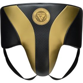 RDX L1 Mark Pro MMA Training Groin Guard Ce Certified (Color: GOLDEN, size: XL)