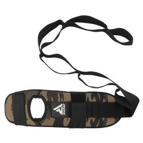 RDX Leg & Foot Stretcher for Workout (Color: CAMO PEACH, size: Standard Size)