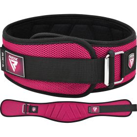 RDX RX4 Weightlifting Belt (Color: Pink, size: XS)