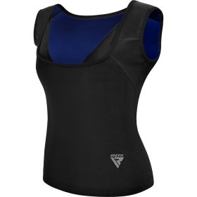 RDX W1 Women Sweat Vest Without Zipper (Color: Black, size: M)