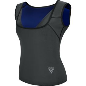RDX W1 Women Sweat Vest Without Zipper (Color: Grey, size: 2XL)