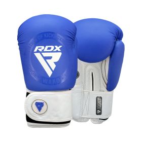 RDX T1 WAKO Boxing Gloves Blue (Color: Blue, size: 16oz)