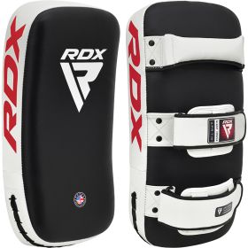 RDX T1 Curved Thai Kick Pad (Color: White, size: Standard Size)