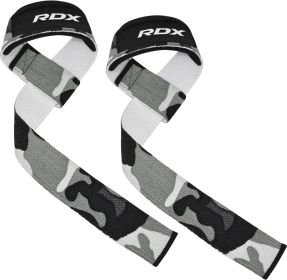 RDX W1 Weight Training Wrist Straps (Color: CAMO GRAY, size: Standard Size)
