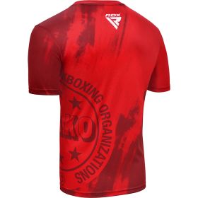 RDX WAKO T-SHIRTS T1 Red (Color: Red, size: XL)