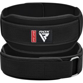 RDX RX5 Weightlifting Belt (Color: Black, size: M)