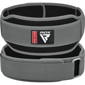 RDX RX5 Weightlifting Belt (Color: Grey, size: XL)