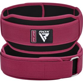 RDX RX5 Weightlifting Belt (Color: Pink, size: XS)