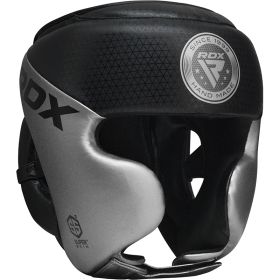 RDX L1 Mark Pro Cheek Boxing Training Head Guard (Color: Silver, size: S)