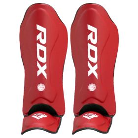 RDX WAKO SHIN INSTEP T1 Red (Color: Red, size: XL)