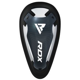 RDX 1N Gel Groin Protection Cup (Color: WHITE/BLACK, size: Standard Size)